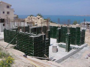 Scaffolding Pafili Cyprus - Steel Formwork for Basement Walls