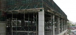Scaffolding Pafili Cyprus - Shoring System for Slide of Multi-story Building