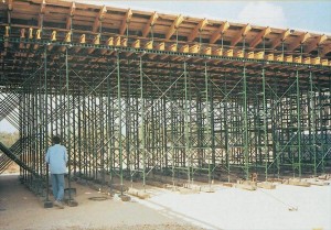 Scaffolding Pafili Cyprus - Shoring System and Steel Formwork for Slab
