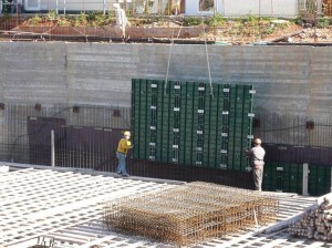 Scaffolding Pafili Cyprus Steel Formwork for Retaining Wall