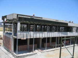 Scaffolding Pafili Cyprus - Shoring System and Steel Formwork for Walled Slab