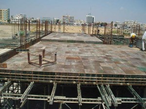 Scaffolding Pafili Cyprus - Shoring System and Steel Formwork for Slab