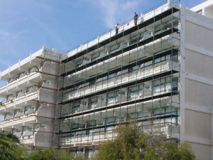 Scaffolding Pafili Cyprus - Tall Building Metal Scaffolding